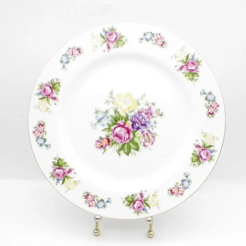 Kingswood China 4 Dinner Plates Floral 10